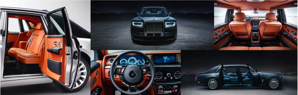 This is the pics of Rolls Royc Phantom exterior and interir