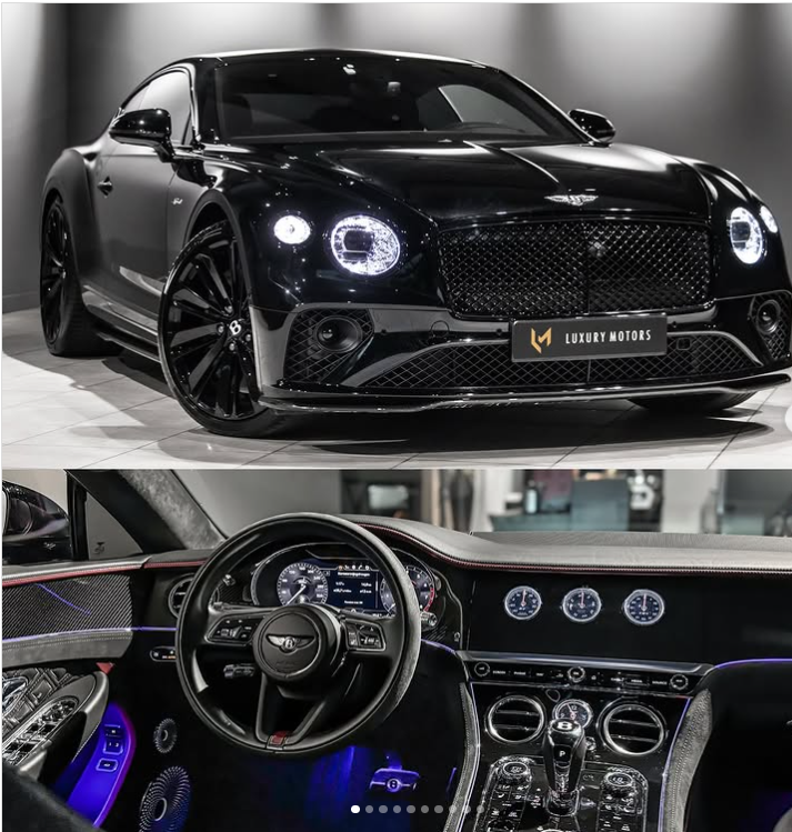 This is the picture of Bently Continental GT interior and exterior